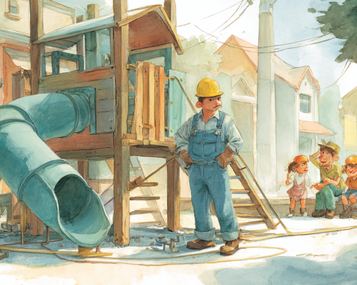 【学研特約代理店】埼玉保育教販、遊具点検